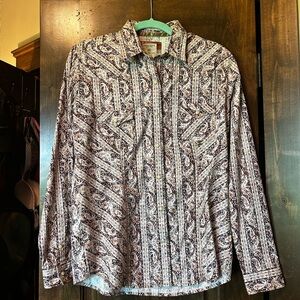 Panhandle Slim Multicolor Paisley Button Down Shirt